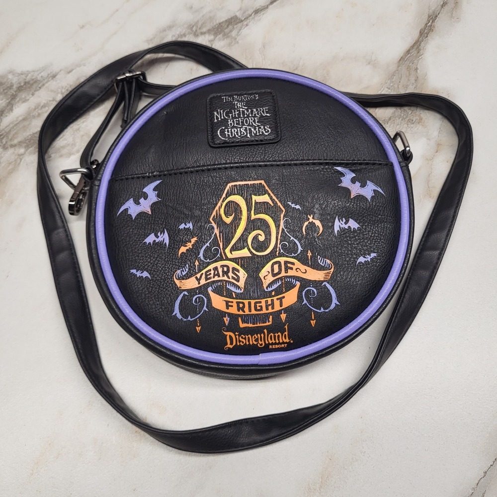 2018 Disney Parks Nightmare Before Christmas 25 Years of Fright Crossbody Bag